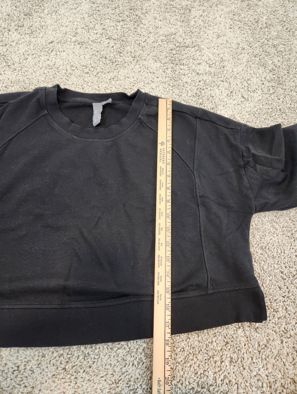 Sweaty Betty After Class Crop Sweatshirt Size 12 - Picture 8 of 8